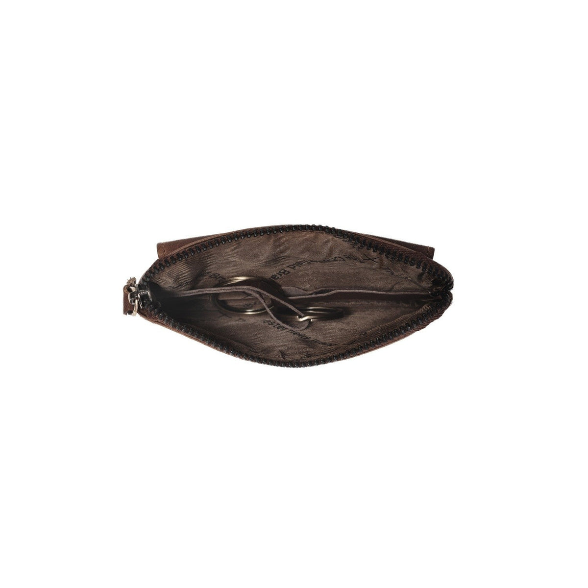 
Tailored Rib Cuffs & Hem Craftsmanship Construction Detail on Oliver Cuir Pleine Fleur Key Case pour Femme