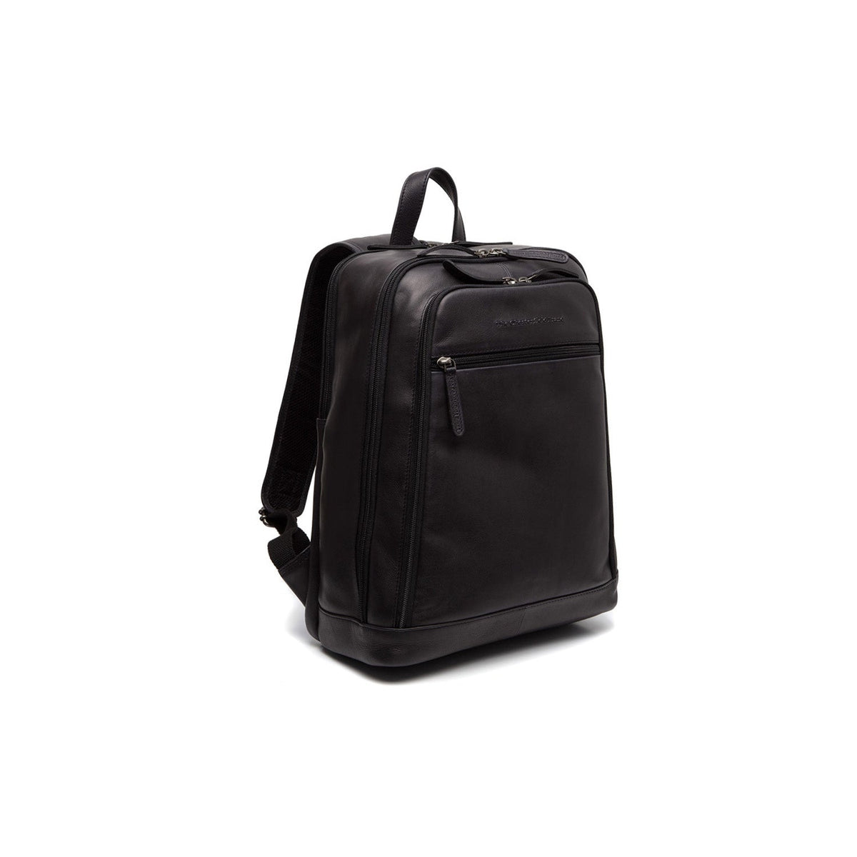 Detroit Full-Grain Leather Laptop Backpack en cuir pleine fleur véritable 100% - Full Exterior Vue de face & silhouette ajustée | Acheter en ligne
