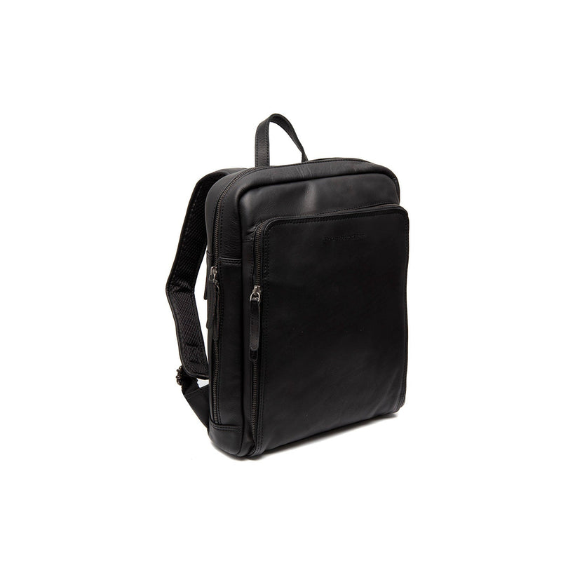 Jasper Full-Grain Leather Laptop Backpack in Classic 100% Full-Grain Leather - Full Exterior Front Profile View | Buy Online