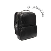 Lennox Full-Grain Leather Laptop Backpack pour Femme in Classic 100% Full-Grain Leather - Full Exterior Front Profile View | Acheter en ligne