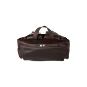 Rich Full-Grain Leather Laptop Backpack pour Homme – Vue produit alternative 3