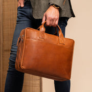 
Frazer Sacoche d'ordinateur en cuir pleine fleur – alternate product view 2