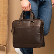 Montara Full-Grain Leather Laptop Bag – Vue produit alternative 2