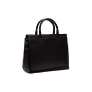 Rivera Full-Grain Leather Laptop Bag pour Femme in Classic 100% Full-Grain Leather - Full Exterior Front Profile View | Acheter en ligne