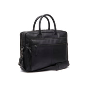 Tacama Full-Grain Leather Laptop Bag pour Femme in Classic 100% Full-Grain Leather - Full Exterior Front Profile View | Acheter en ligne