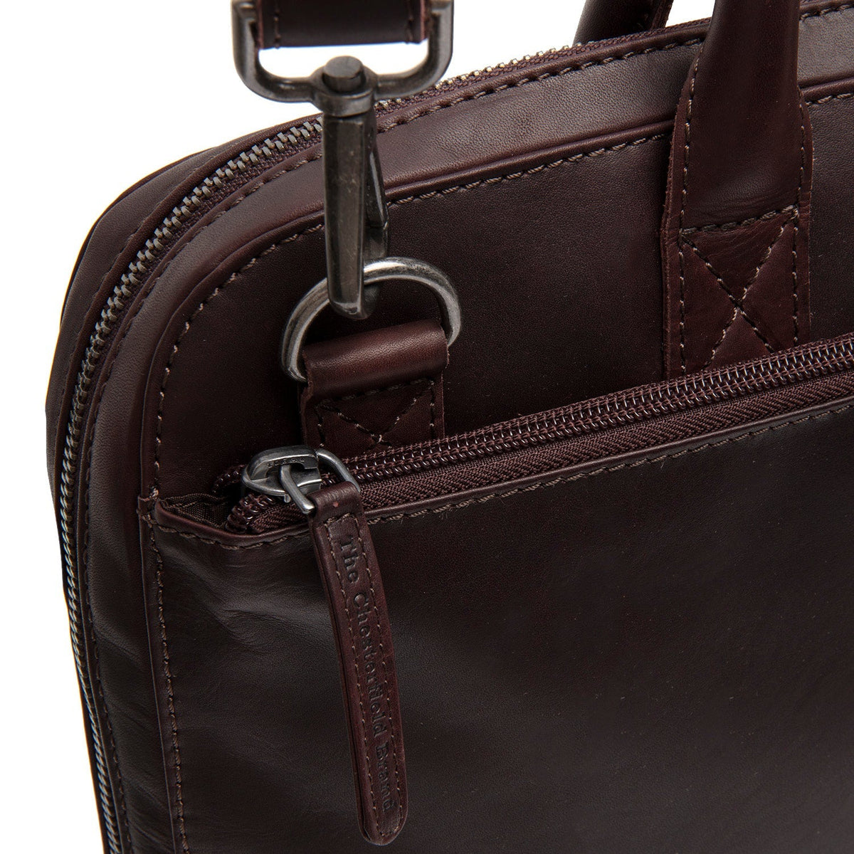 Tilbury Full-Grain Leather Laptop Bag pour Femme – Vue produit alternative 2