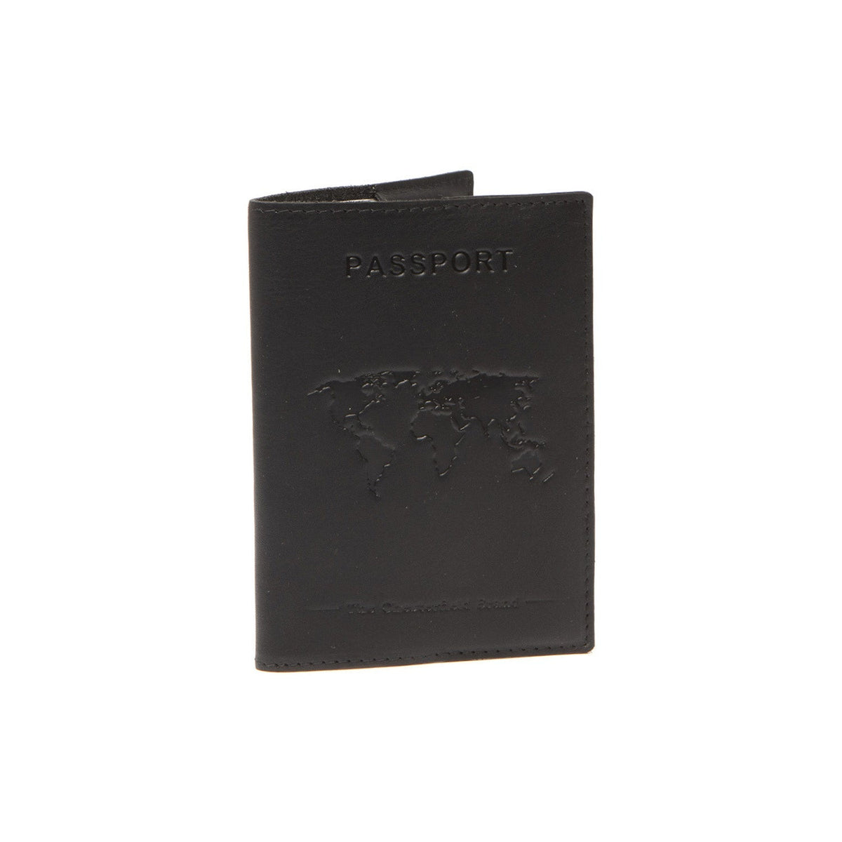 Leather Passport Case pour Femme in Classic 100% Full-Grain Leather - Vue de face &amp; silhouette ajustée | Acheter en ligne