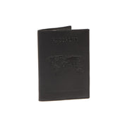 Leather Passport Case pour Femme in Classic 100% Full-Grain Leather - Vue de face &amp; silhouette ajustée | Acheter en ligne