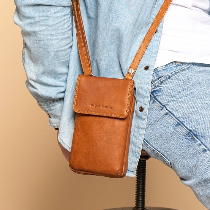 Langley Full-Grain Leather Phone Bag pour Femme – Vue produit alternative 2