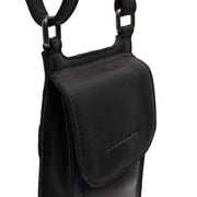 
Nebra Cuir Pleine Fleur Phone Bag - Vue de profil mettant en valeur la coupe de manche ergonomique