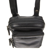 
Authentic 100% Full-Grain Leather Grain Texture & Heavy-Duty Seam Stitching Detail