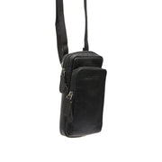 
Valdes Cuir Pleine Fleur Phone Bag en cuir pleine fleur véritable 100% - Vue de face & silhouette ajustée | Acheter en ligne