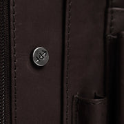 Brown Leather Portfolio Barnet pour Femme, detail view 1