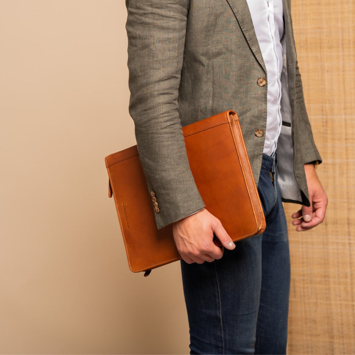 Leather Portfolio Moreton pour Femme – Vue produit alternative 2