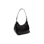 Alexandria Full-Grain Leather Shoulder Bag pour Femme in Classic 100% Full-Grain Leather - Full Exterior Front Profile View | Acheter en ligne