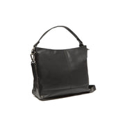 Amelia Full-Grain Leather Shoulder Bag pour Femme in Classic 100% Full-Grain Leather - Full Exterior Front Profile View | Acheter en ligne