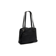 Belgrado Full-Grain Leather Shoulder Bag pour Femme in Classic 100% Full-Grain Leather - Full Exterior Front Profile View | Acheter en ligne