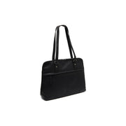 Branson Full-Grain Leather Shoulder Bag pour Femme in Classic 100% Full-Grain Leather - Full Exterior Front Profile View | Acheter en ligne