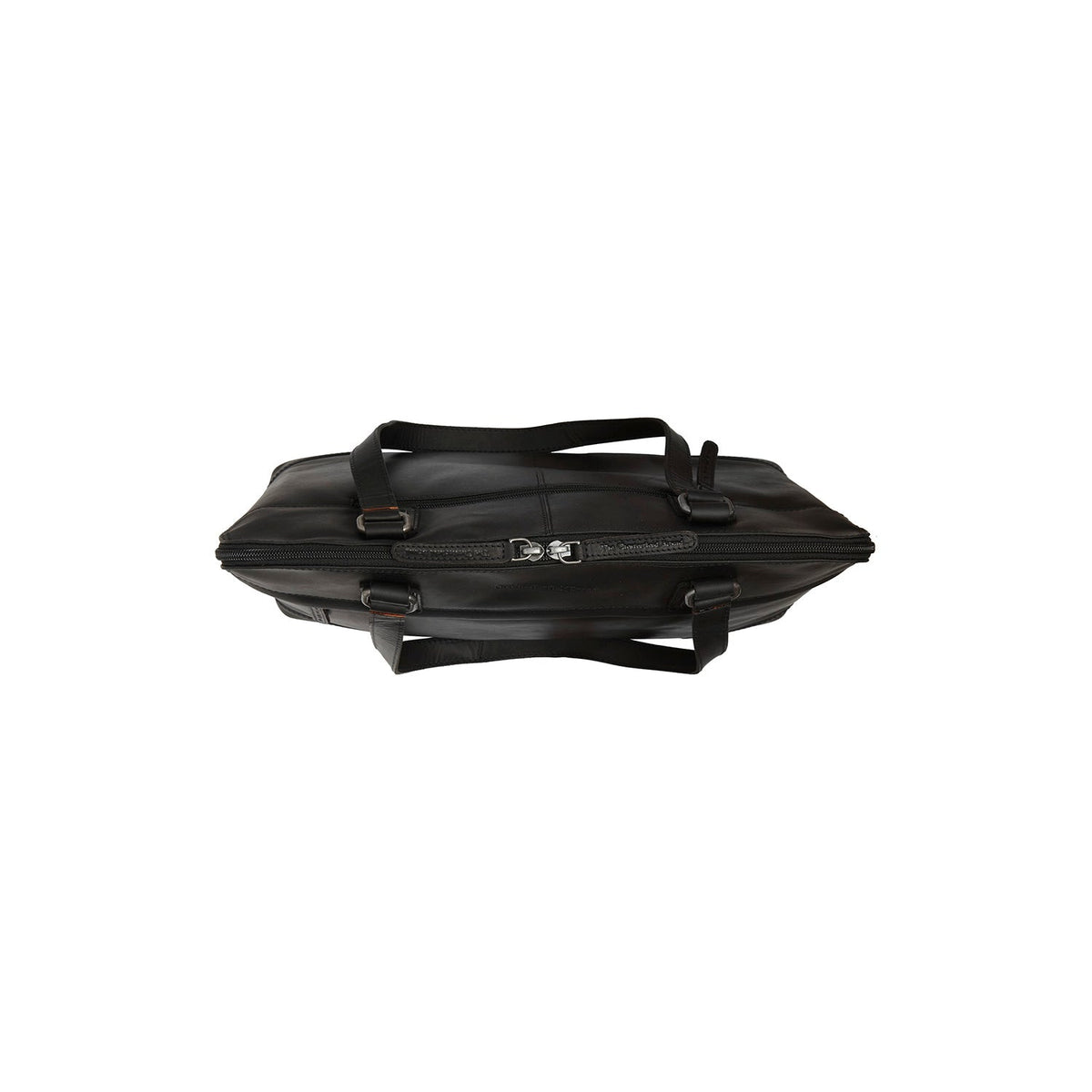 Branson Full-Grain Leather Shoulder Bag pour Femme - Structured Side Profile Showing Gusset Depth &amp; Expansion Capacity