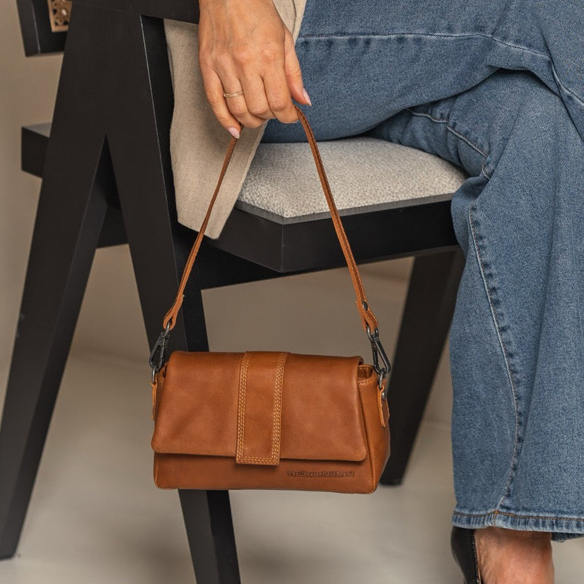 Clifden Sac bandoulière en cuir pleine fleur – Vue produit alternative 2