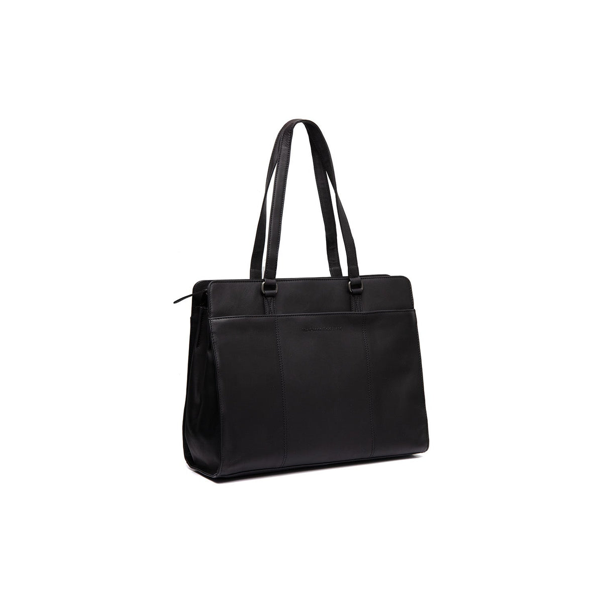 Fidenza Full-Grain Leather Shoulder Bag pour Femme in Classic 100% Full-Grain Leather - Full Exterior Front Profile View | Acheter en ligne