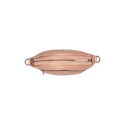 Lucy Full-Grain Leather Shoulder Bag pour Femme - Structured Side Profile Showing Gusset Depth &amp; Expansion Capacity
