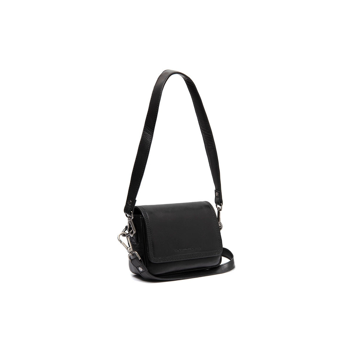 Marcella Full-Grain Leather Shoulder Bag pour Femme in Classic 100% Full-Grain Leather - Full Exterior Front Profile View | Acheter en ligne