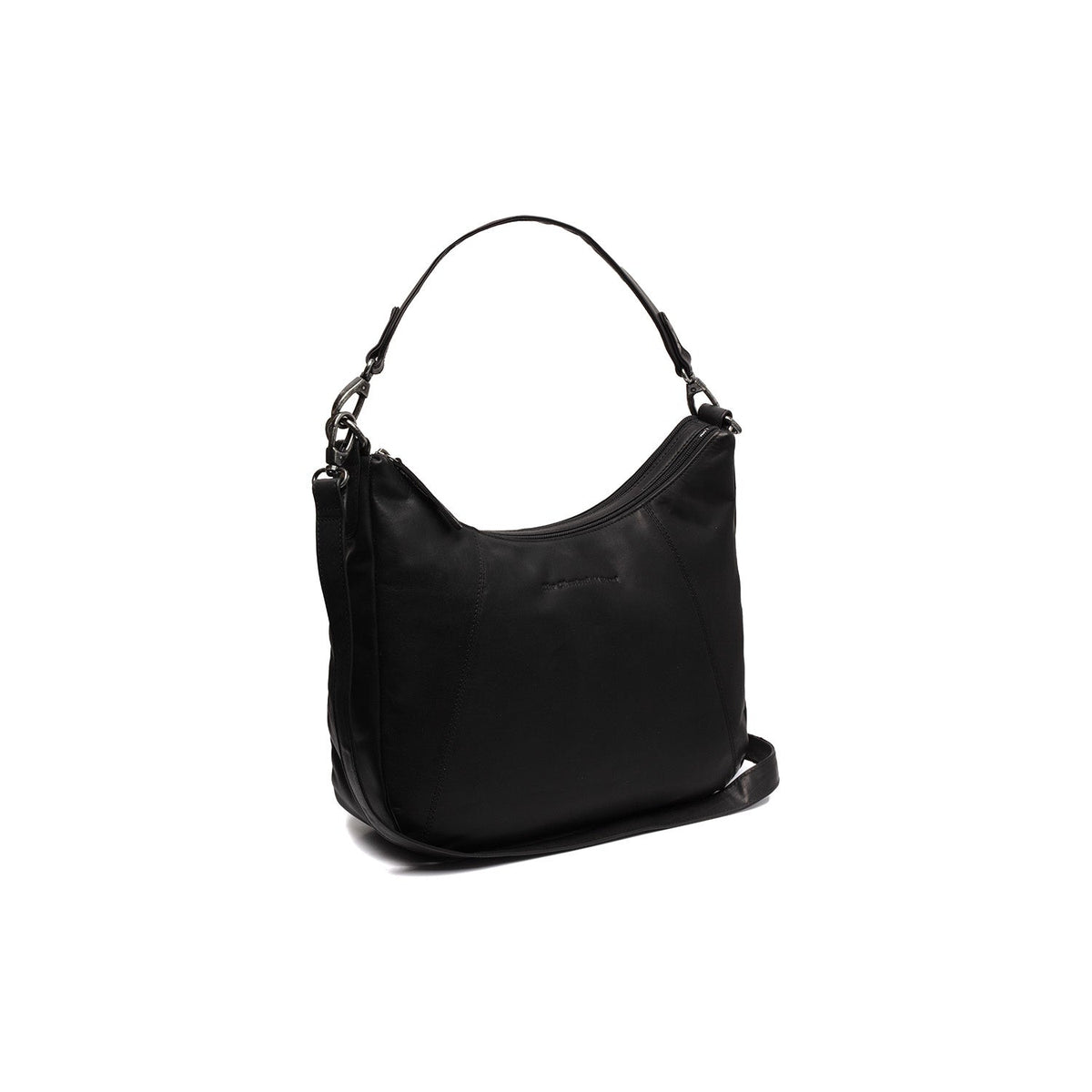 Marle Full-Grain Leather Shoulder Bag pour Femme in Classic 100% Full-Grain Leather - Full Exterior Front Profile View | Acheter en ligne