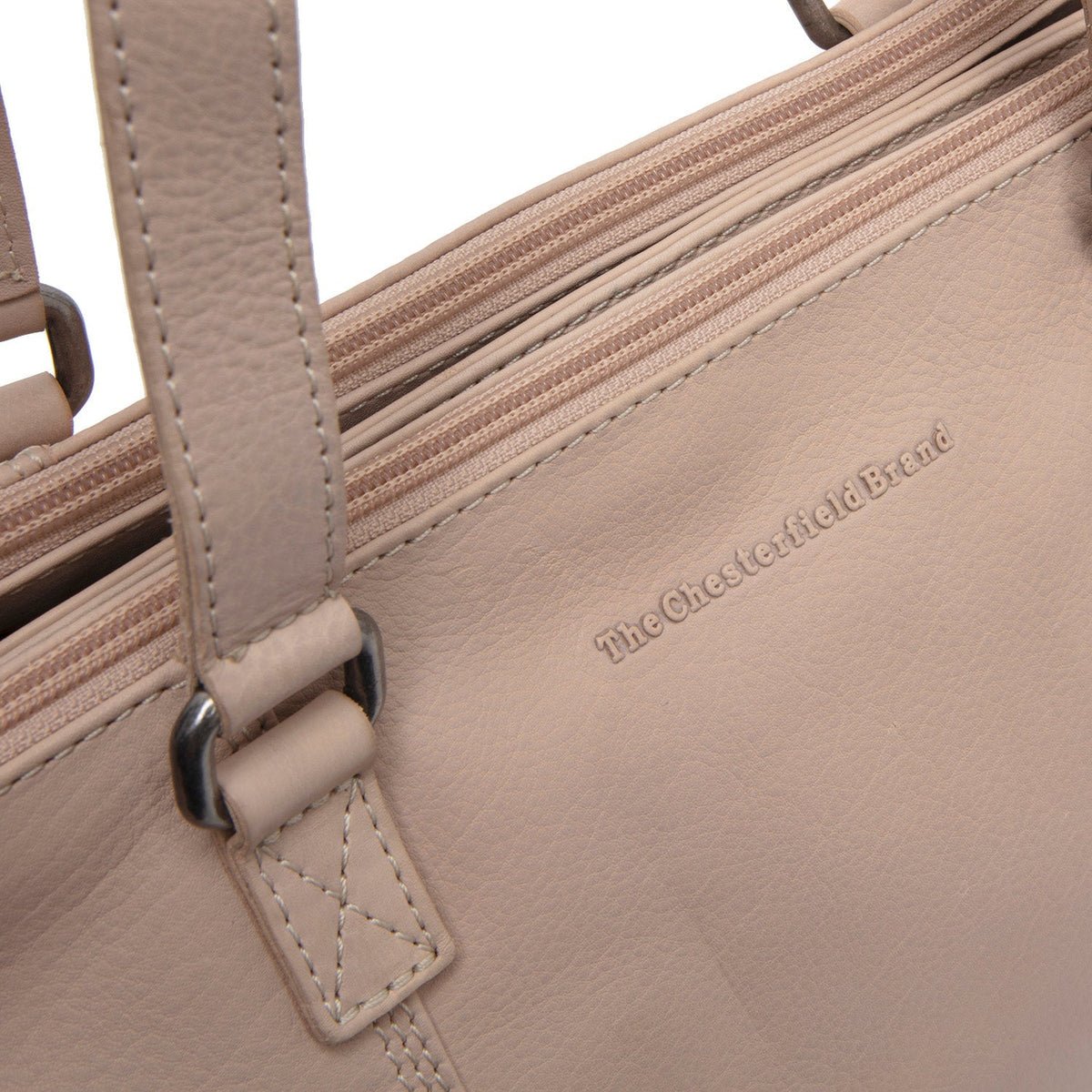 
Marvos Sac bandoulière en cuir pleine fleur - Profil latéral structuré montrant la profondeur du soufflet