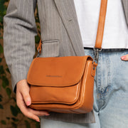 Miloa Full-Grain Leather Shoulder Bag pour Femme – Vue produit alternative 2
