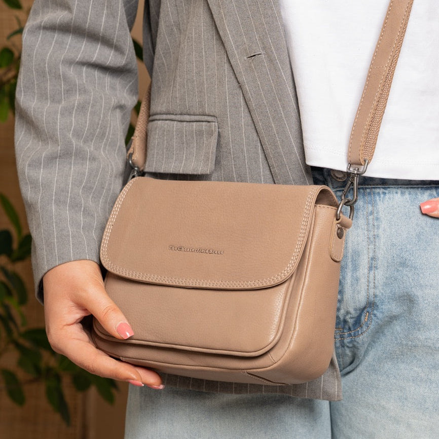Miloa Full-Grain Leather Shoulder Bag pour Femme – Vue produit alternative 2