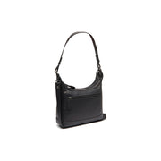 Mirave Full-Grain Leather Shoulder Bag pour Femme in Classic 100% Full-Grain Leather - Full Exterior Front Profile View | Acheter en ligne