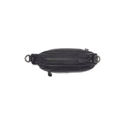 Mirave Full-Grain Leather Shoulder Bag pour Femme - Structured Side Profile Showing Gusset Depth &amp; Expansion Capacity