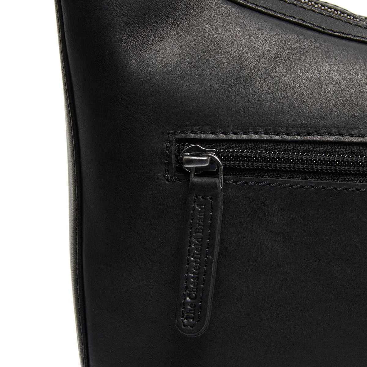 
Classic 100% Full-Grain leather Bag - Perspective arrière montrant les bretelles en cuir renforcées