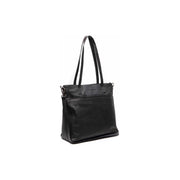 Mosel Full-Grain Leather Shoulder Bag pour Femme in Classic 100% Full-Grain Leather - Full Exterior Front Profile View | Acheter en ligne