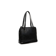 Seron Full-Grain Leather Shoulder Bag pour Femme in Classic 100% Full-Grain Leather - Full Exterior Front Profile View | Acheter en ligne