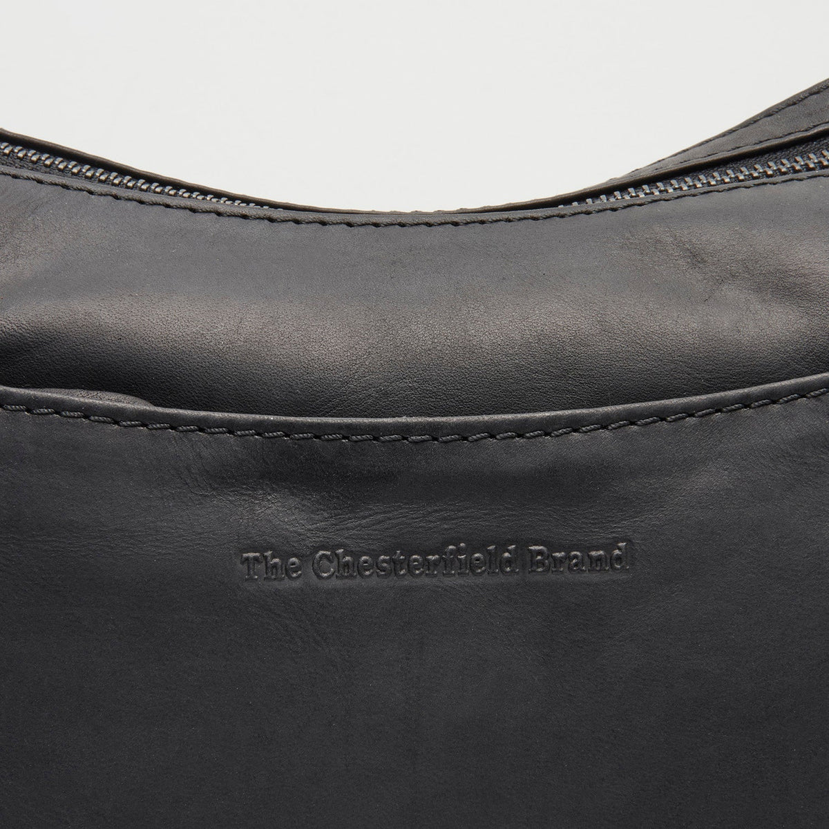 Classic 100% Full-Grain leather Bag - Rear Perspective Showing Reinforced Leather Straps &amp; Stitching