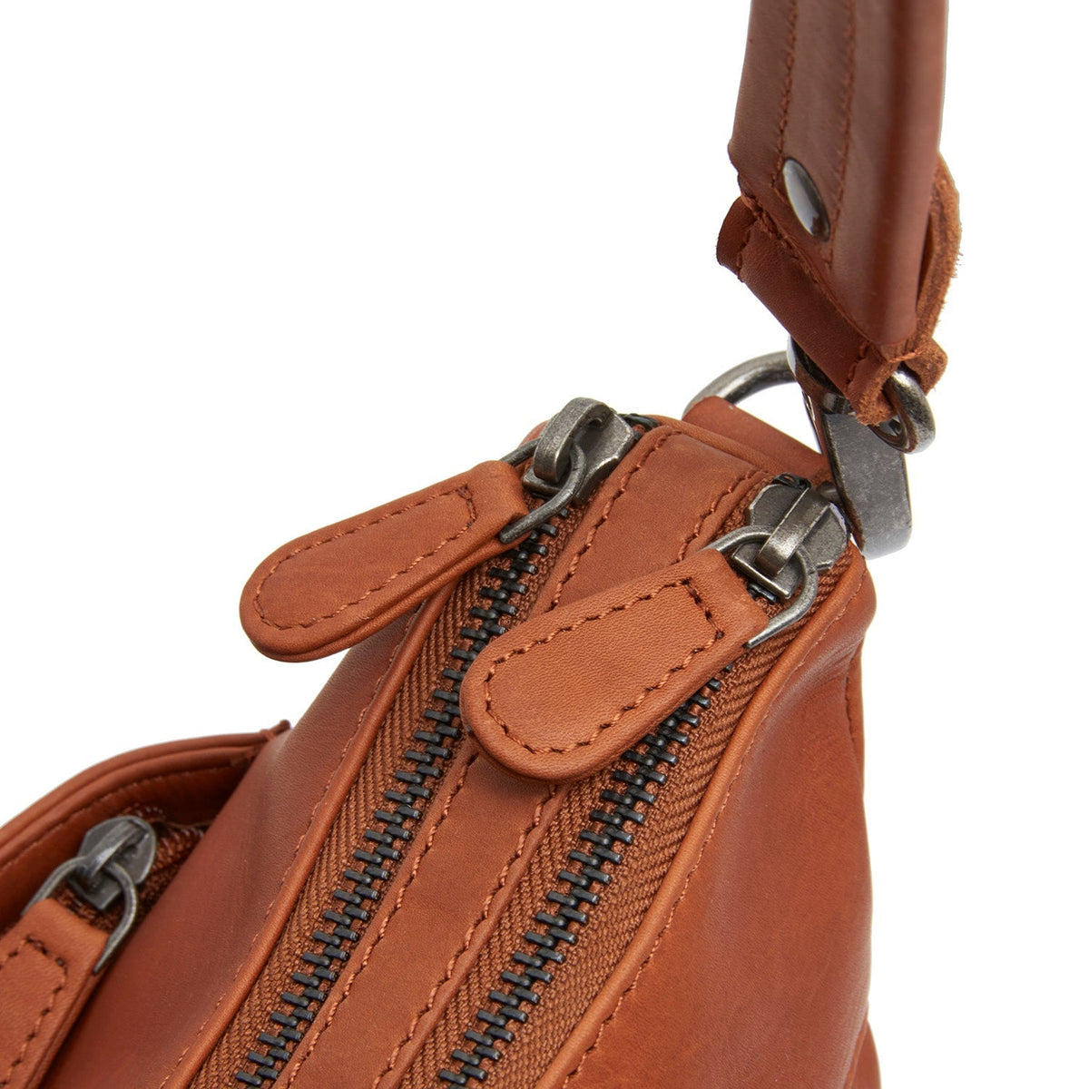 Tivra Full-Grain Leather Shoulder Bag pour Femme – Vue produit alternative 3