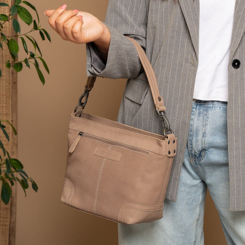 Zarita Full-Grain Leather Shoulder Bag pour Femme – Vue produit alternative 2