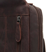 Brown Leather Sling Bag Turelle pour Femme, detail view 3