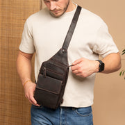 Leather Sling Bag Turelle pour Femme – Vue produit alternative 2