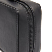 Vue détaillée of Classic Collar &amp; Heavy-Duty Zipper Hardware on Leather Tech-Organizer Ardan pour Femme