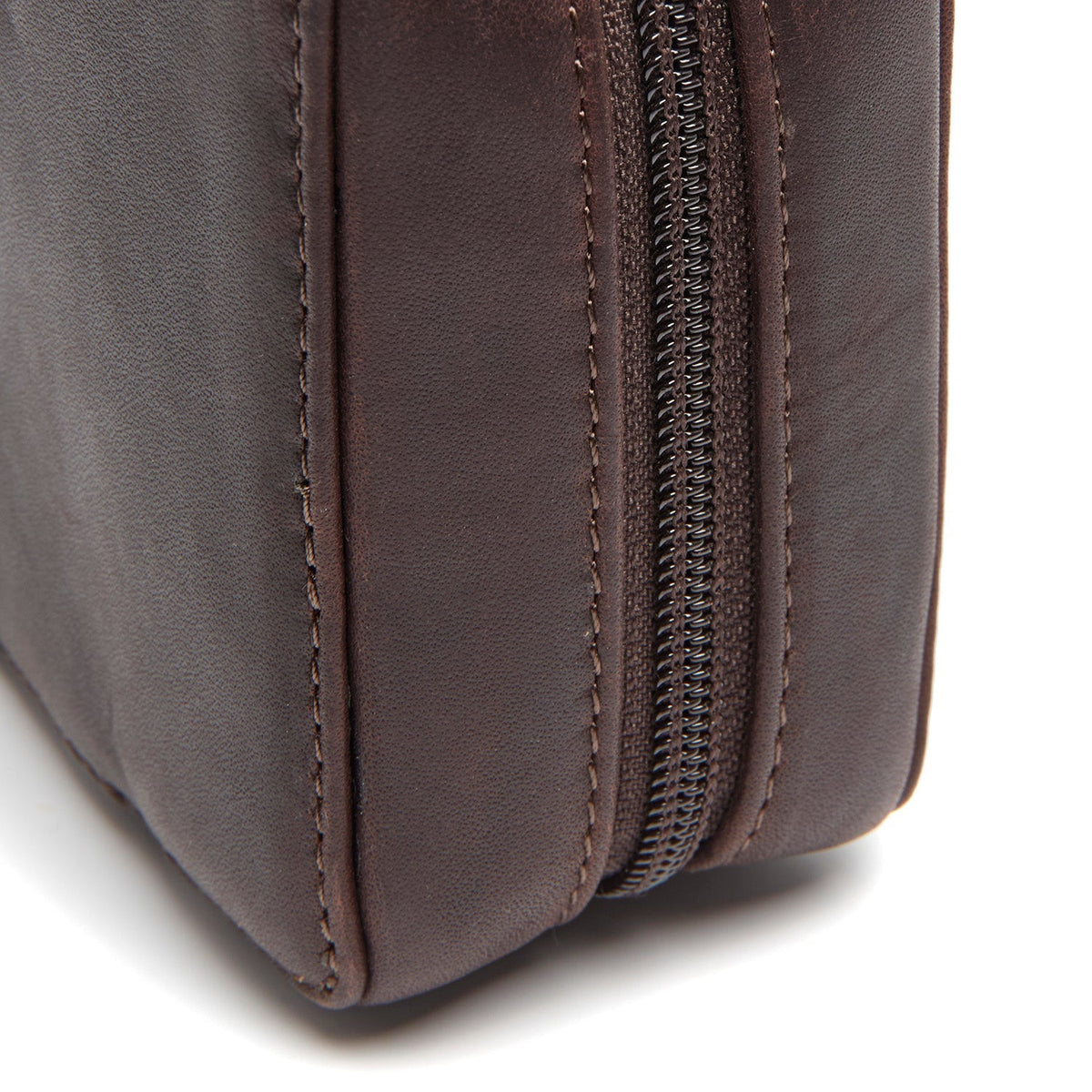 Brown Leather Tech-Organizer Ardan pour Femme, detail view 1