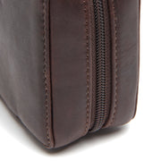 Brown Leather Tech-Organizer Ardan pour Femme, detail view 1