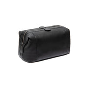 
Tailored Rib Cuffs & Hem Craftsmanship Construction Detail on Biassa Trousse de toilette en cuir pleine fleur