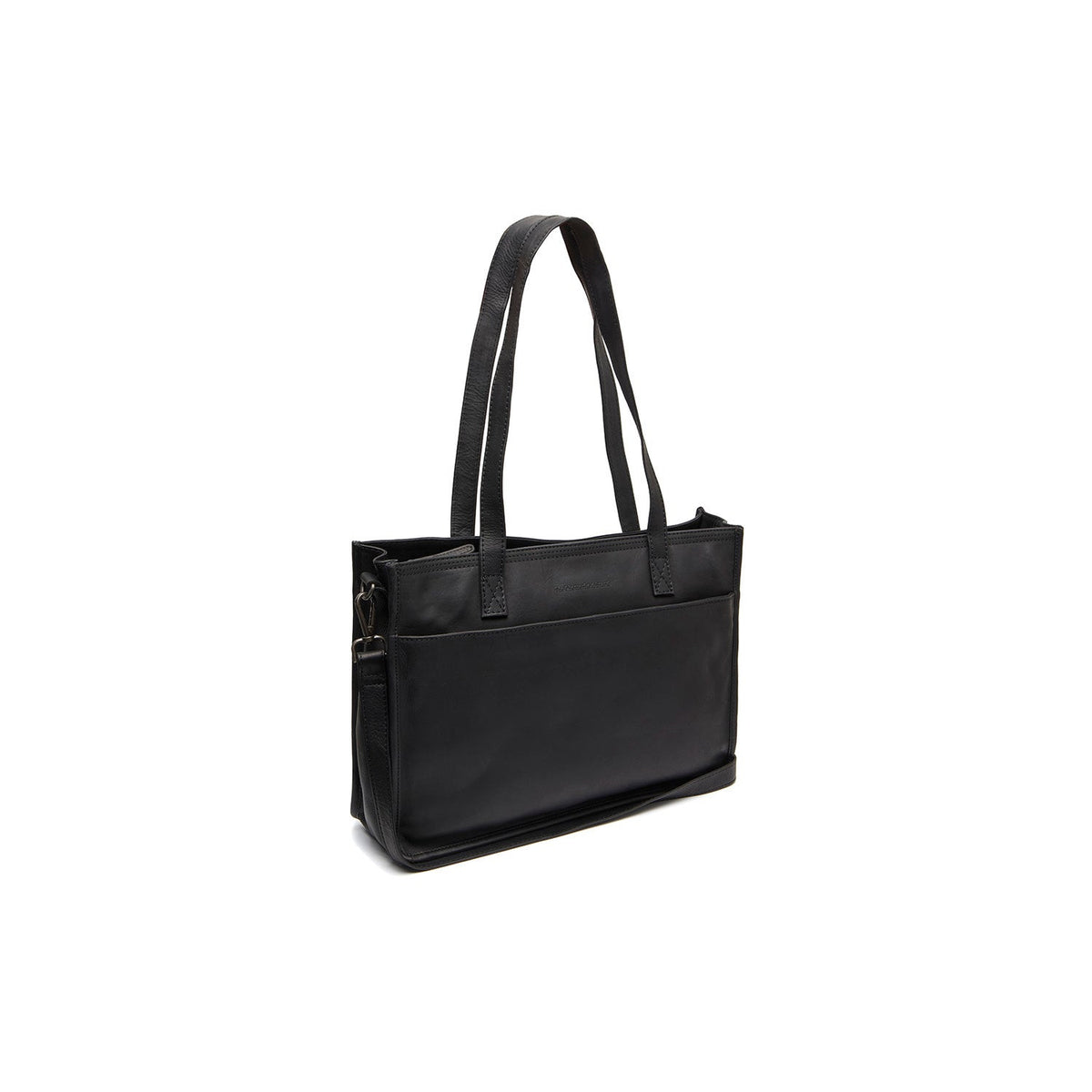 Adana Full-Grain Leather Tote Bag pour Femme in Classic 100% Full-Grain Leather - Full Exterior Front Profile View | Acheter en ligne