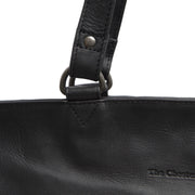 
Berlin Sac cabas en cuir pleine fleur - Profil latéral structuré montrant la profondeur du soufflet