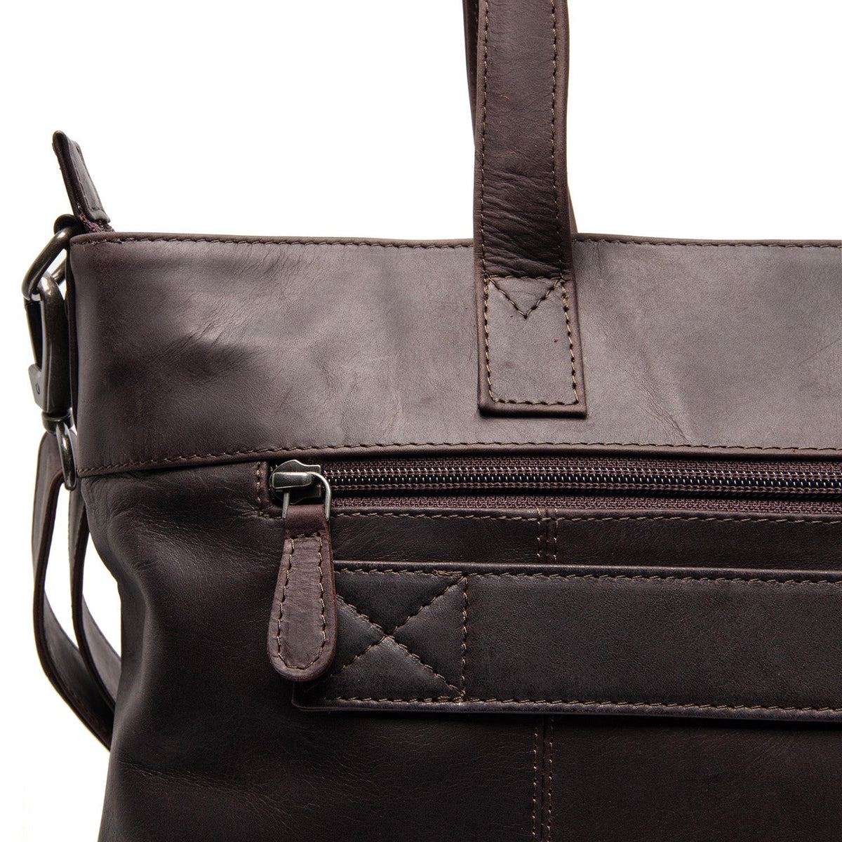 Osira Full-Grain Leather Tote Bag pour Femme – Vue produit alternative 3