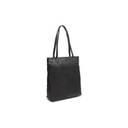 Solvia Full-Grain Leather Tote Bag in Classic 100% Full-Grain Leather - Full Exterior Front Profile View | Acheter en ligne