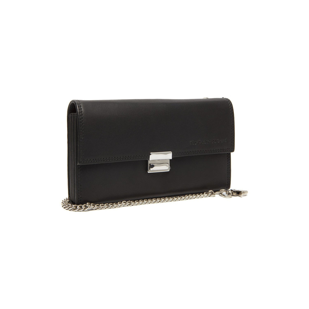 Elba Full-Grain Leather Waiter Wallet pour Femme in Classic 100% Full-Grain Leather - Full Exterior Front Profile View | Acheter en ligne